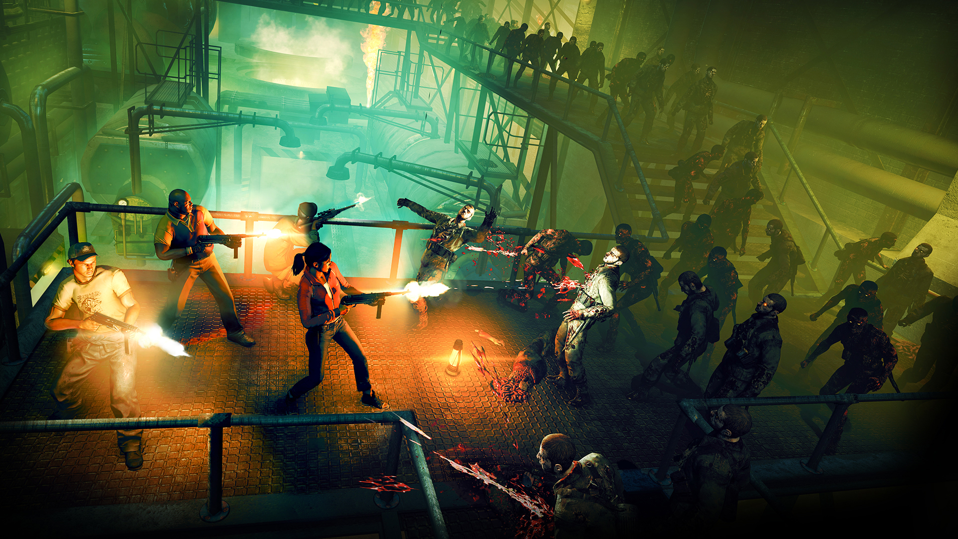Left 4 Dead gameplay action scene